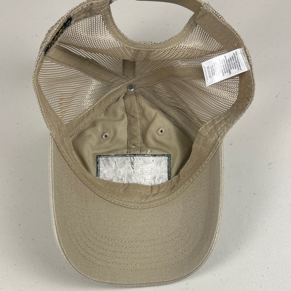 Cabela's ESTD 1961 Classic Tan Adjustable Mesh Cap EUC - Picture 7 of 10